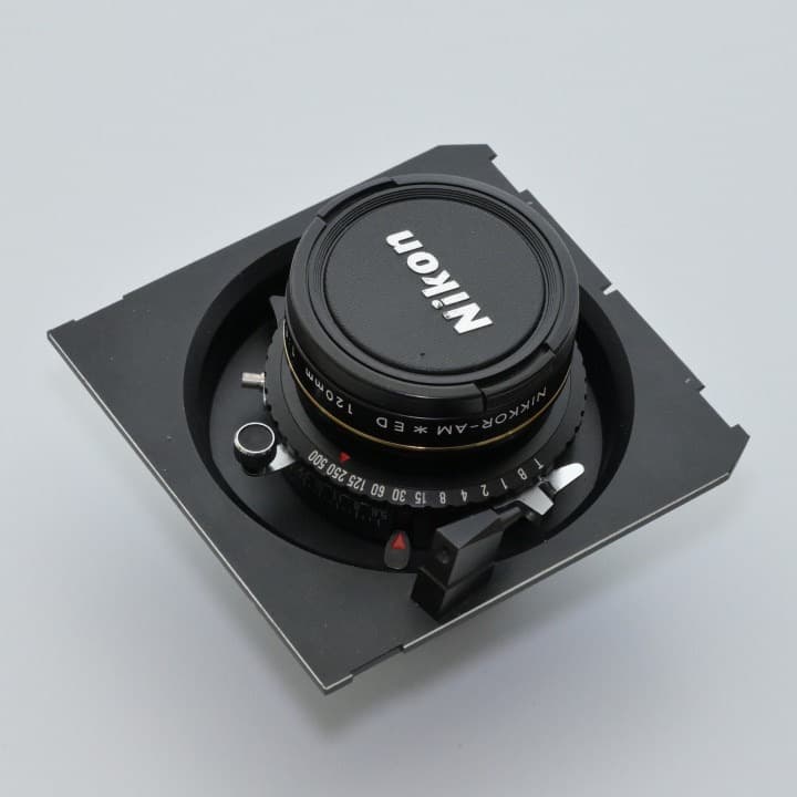 ニコン NIKKOR AM ED 120mm F5.6 凹みボード