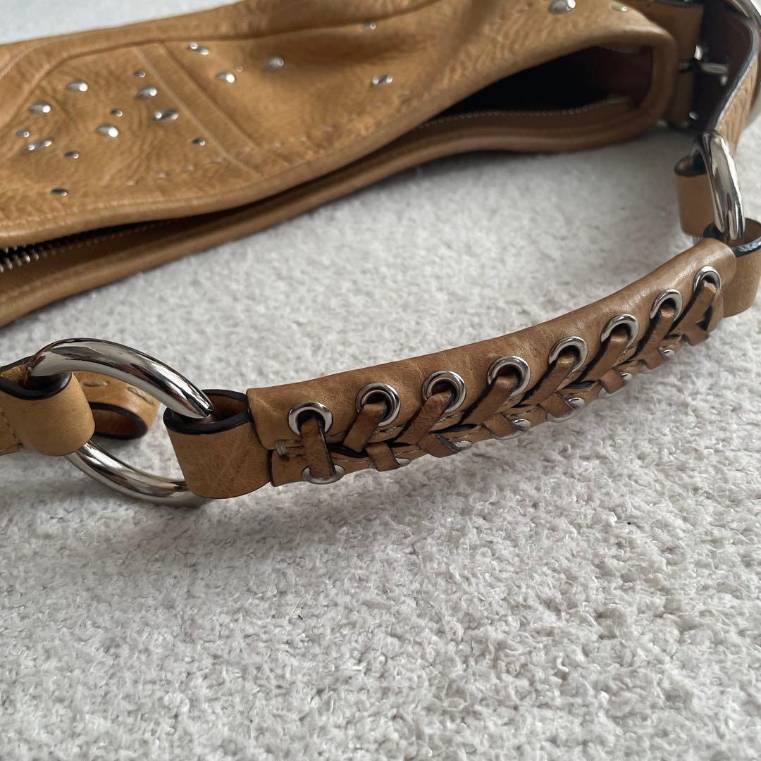 Coach コーチ ホーボー ハンドバッグ スタッズ レザー