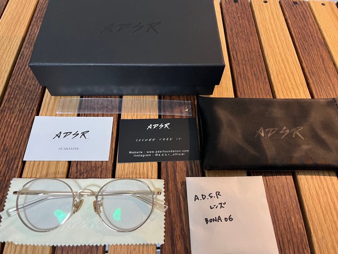 [超美品] A.D.S.R. BONA 06 サングラス ゴールドフレーム