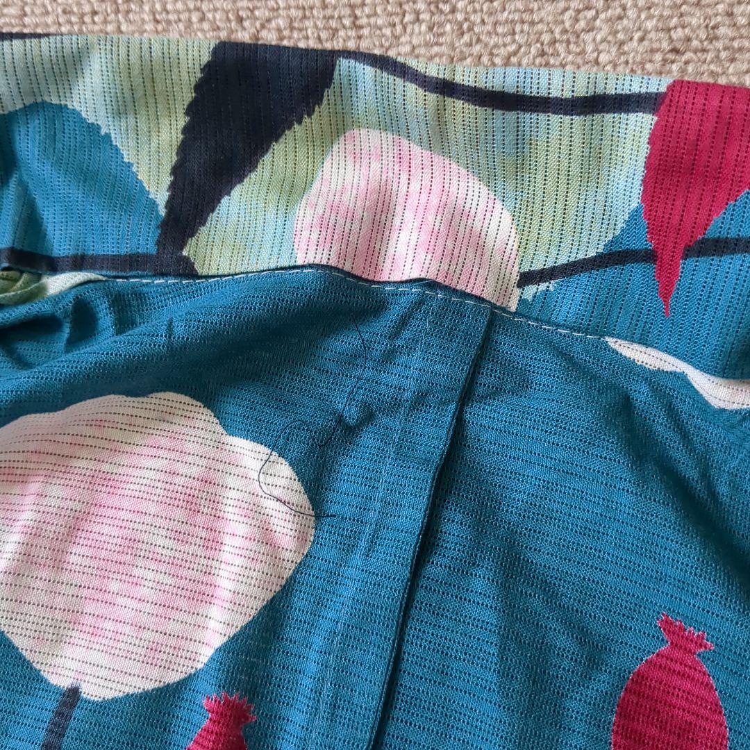 岡重　浴衣と帯の2点セット　日本製　ケシ