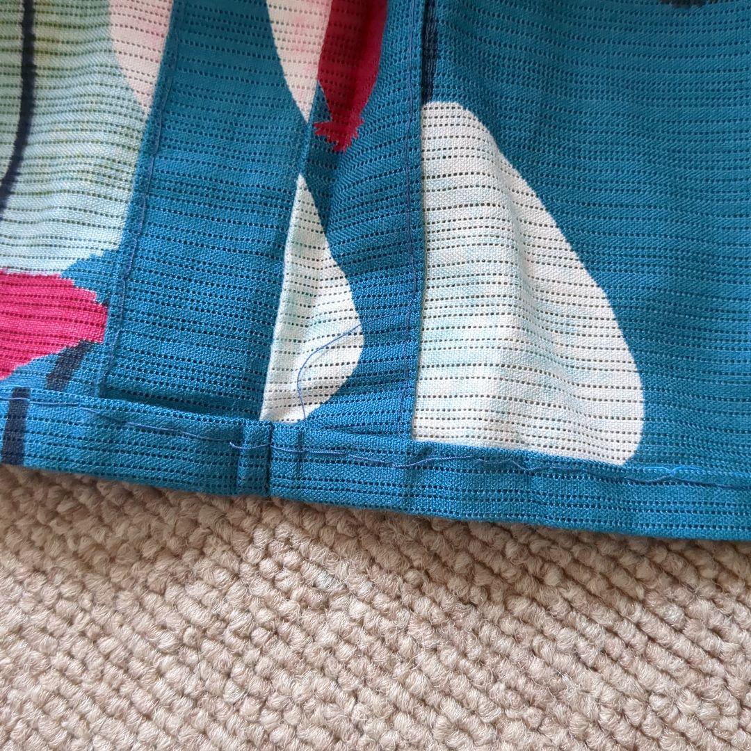 岡重　浴衣と帯の2点セット　日本製　ケシ