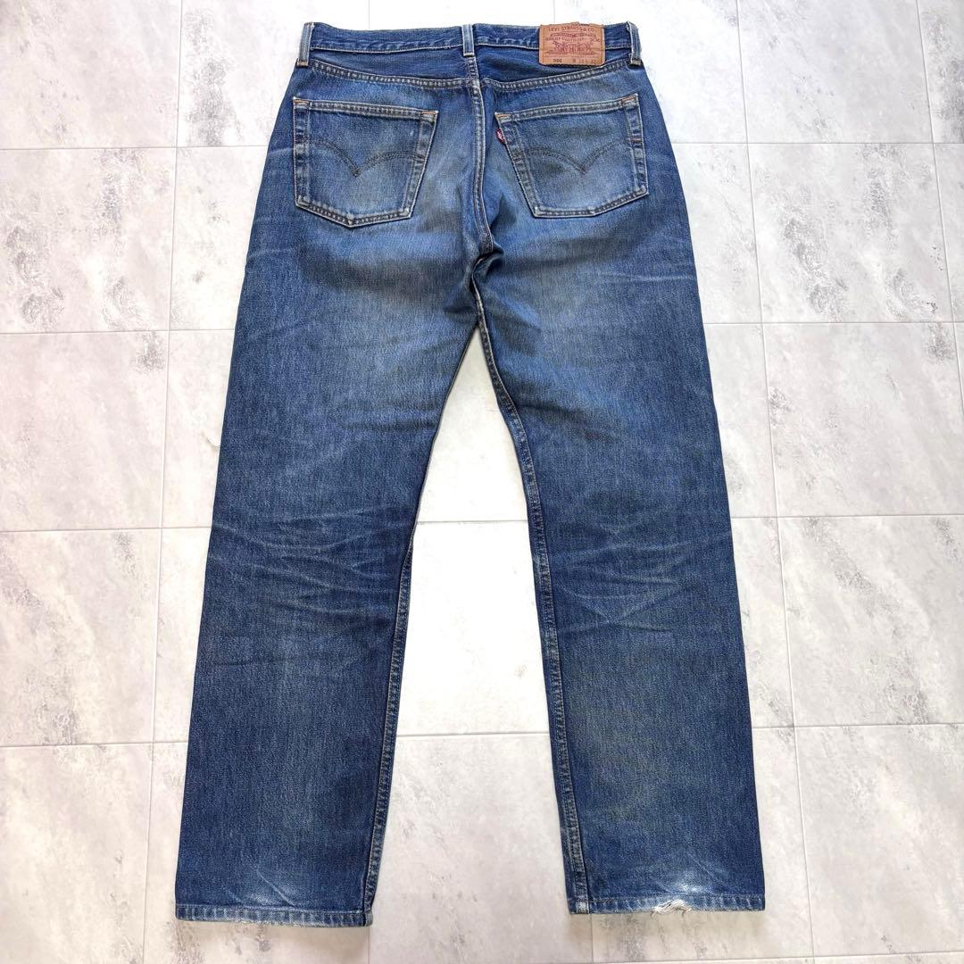 【USA製】リーバイス501 00年 W33 鬼ヒゲ ハチノス デニムパンツ