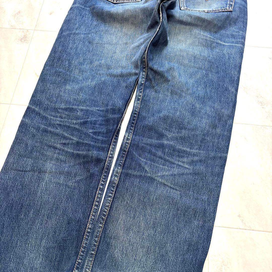 【USA製】リーバイス501 00年 W33 鬼ヒゲ ハチノス デニムパンツ