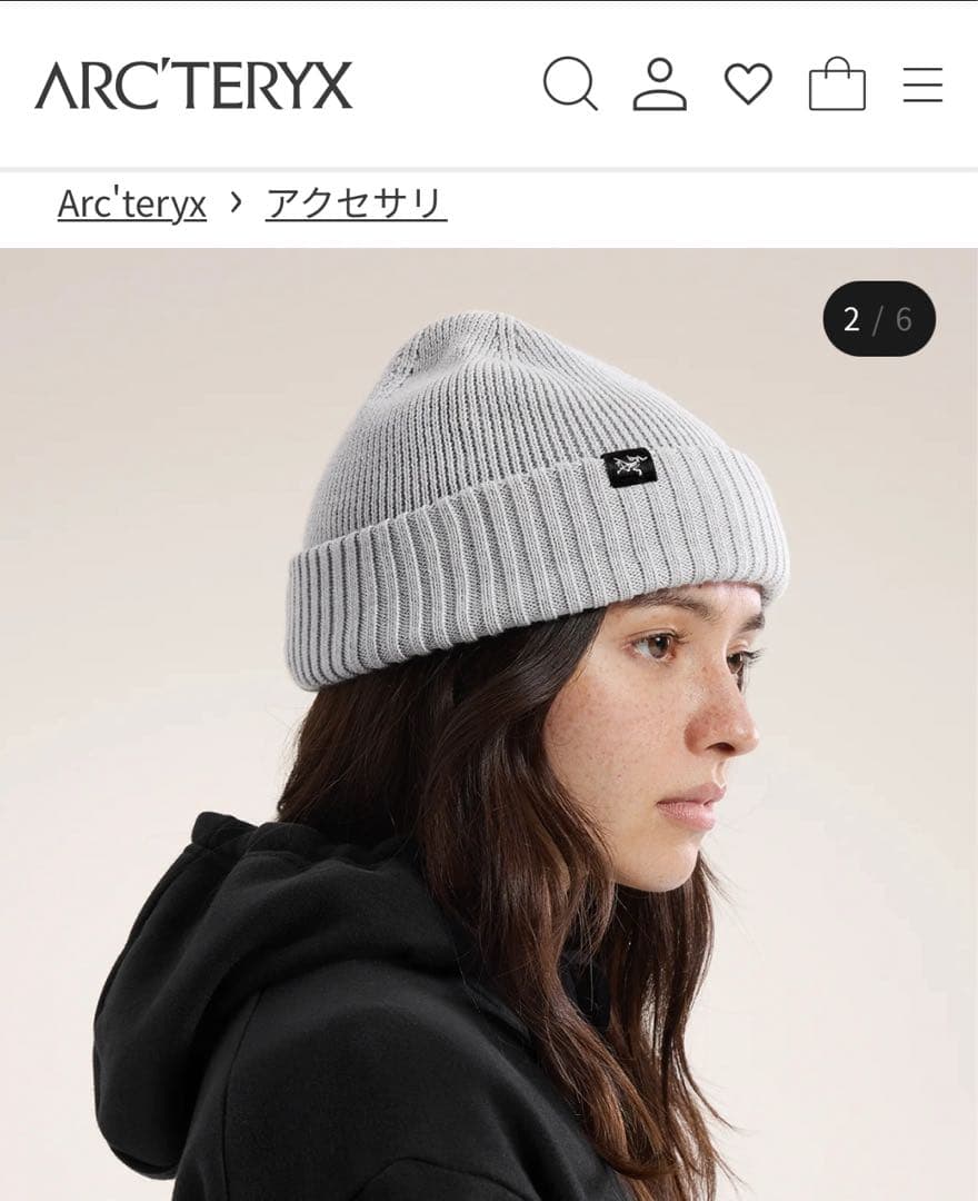 【bassey】ほぼ未使用♪ ARC’TERYX Mallow Toque