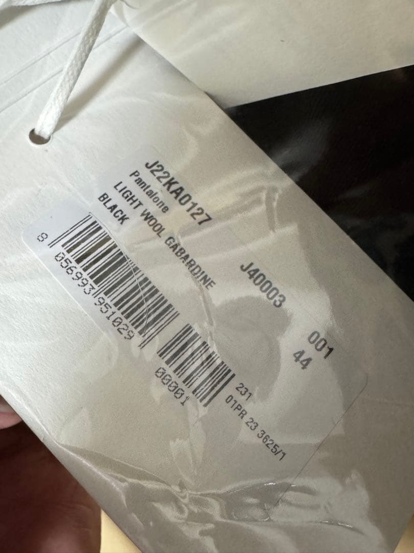 未使用Lightweight Wool Gabardine スラックス