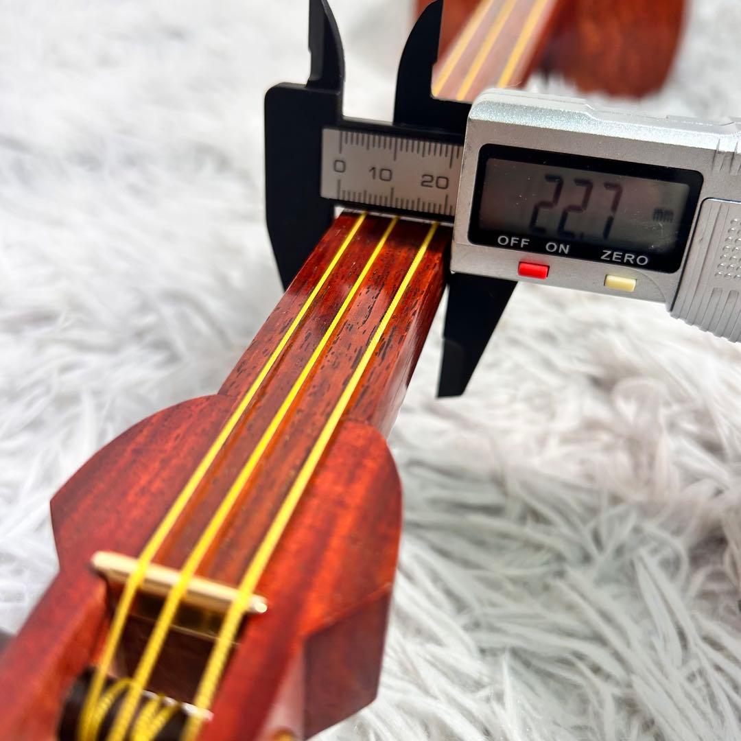 【新品弦張替え済み】小胡弓　花梨　本皮　皮破れなし　弓付き　和楽器