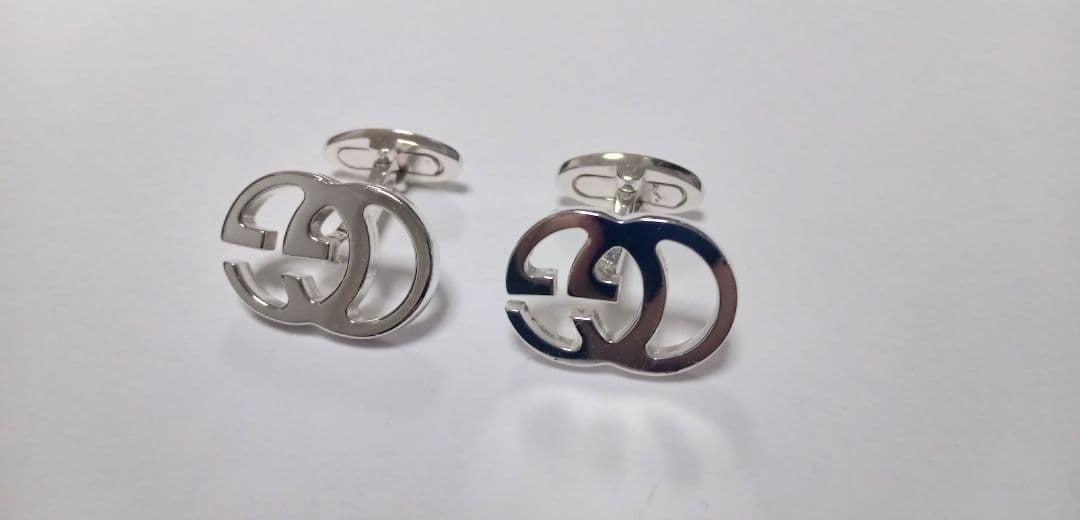 GUCCI グッチ インターロッキング カフス カフリンクス シルバー　GG