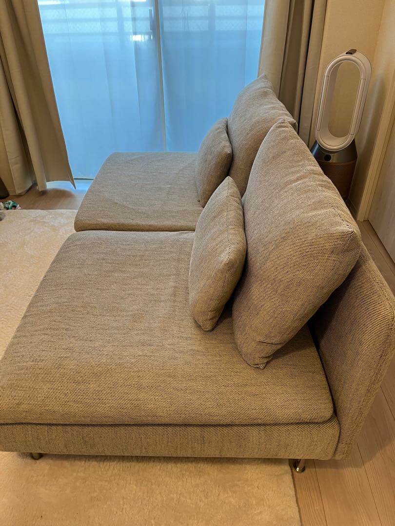 【使用期間1年、送料込み】IKEA ソーデルハムン ３人掛けソファ