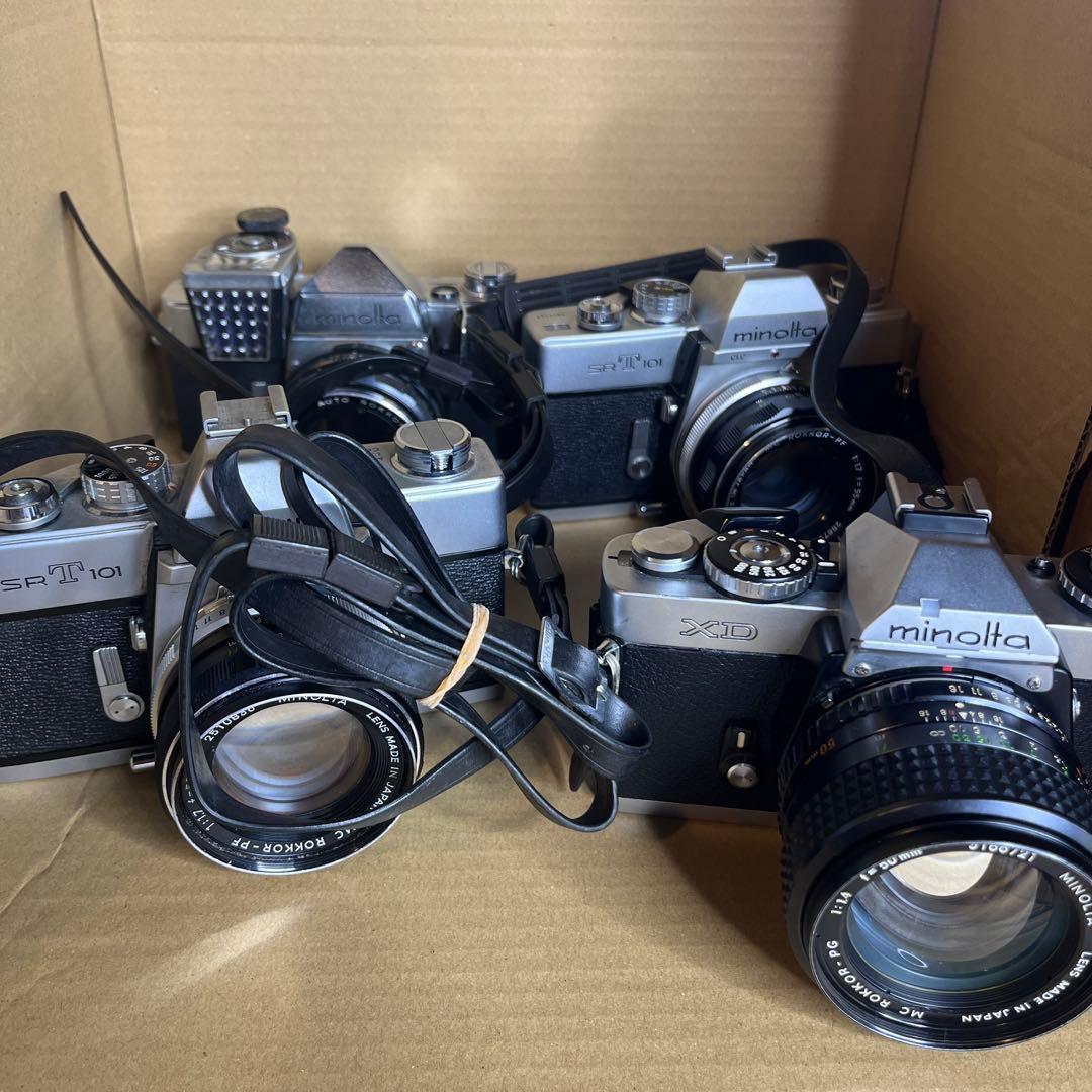 Minolta SR-1 フィルム一眼レフカメラ 4台セット