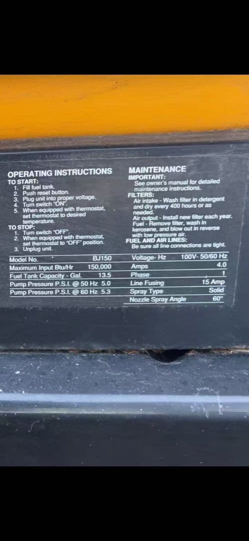 ヤナセ Master HeaterJA ジェットヒーター マスターヒーター