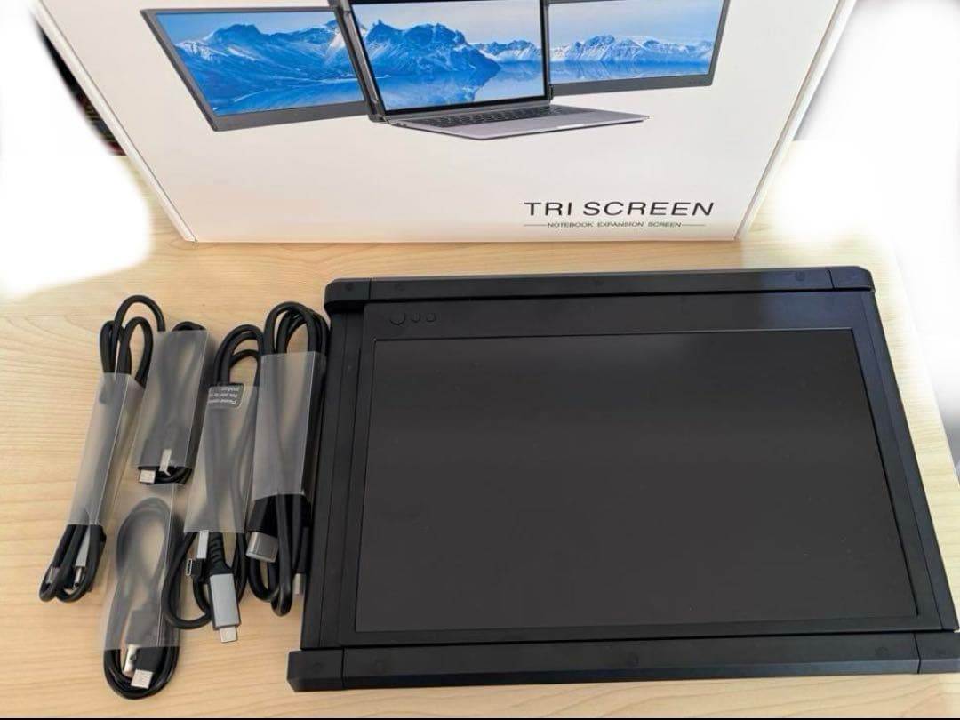 OFIYAA ノートパソコン用拡張デュアルモニター 12インチ