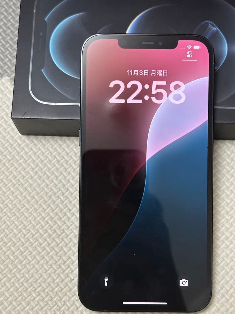 miaApple iPhone 12 Pro max 128GB ブルー