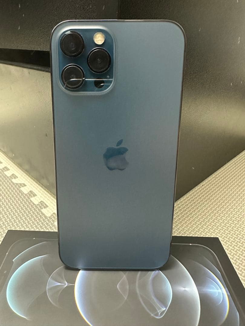 miaApple iPhone 12 Pro max 128GB ブルー