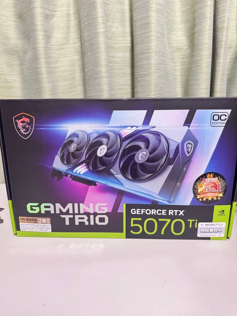 グラフィックボード・グラボ・ビデオカード MSI GeForce RTX 5070 Ti OC Edition