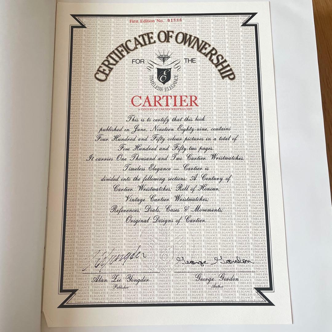 洋書 CARTIER Century of Cartier Wristwatches