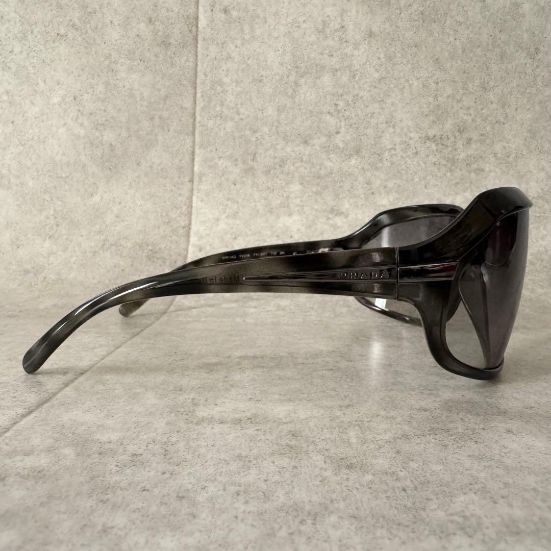 プラダ　サングラス　グレー　べっこう柄　黒　ガクト着用　箱付　SPR14G