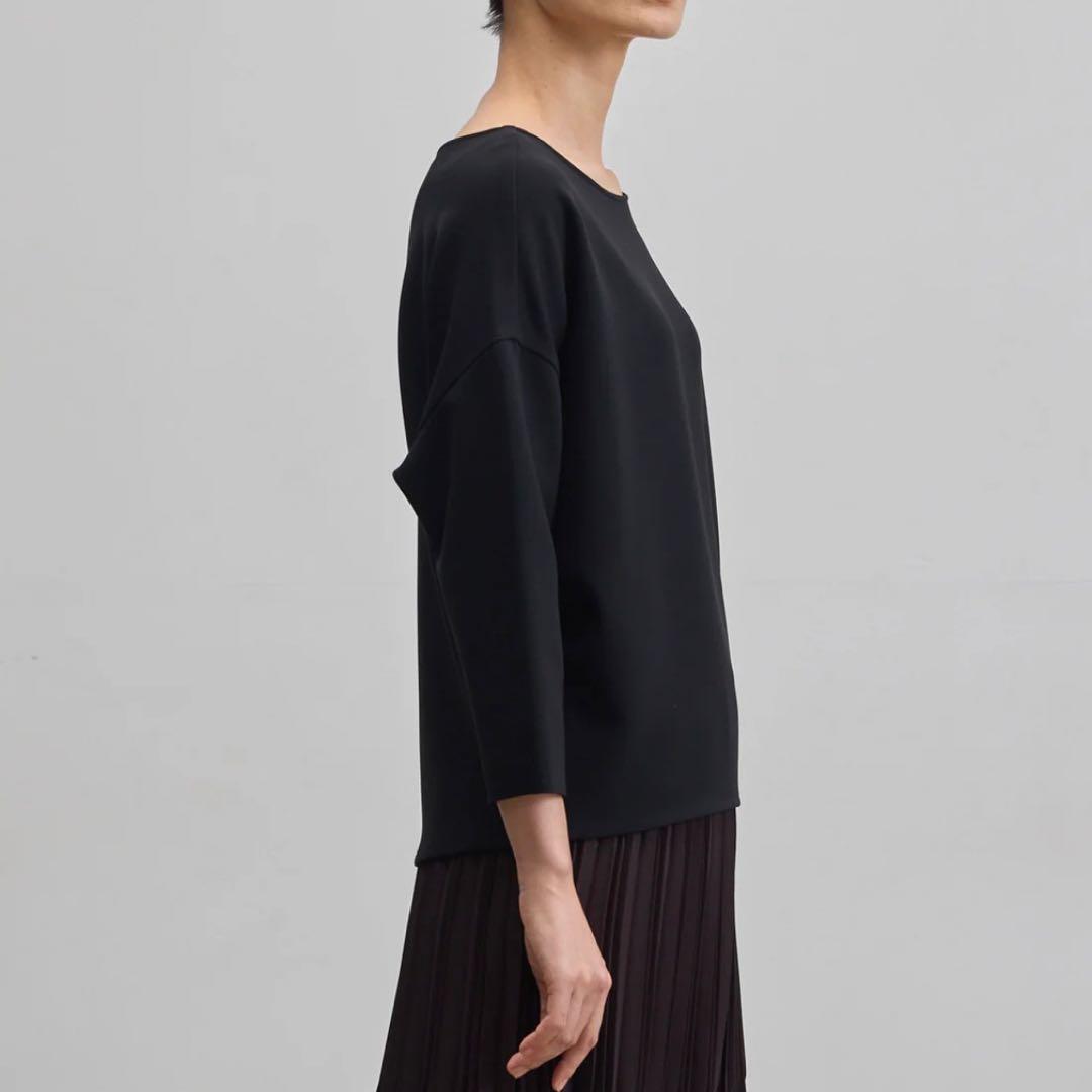 新品 現行モデル SOEJU ソージュ コクーンブラウス8分袖 ブラック L