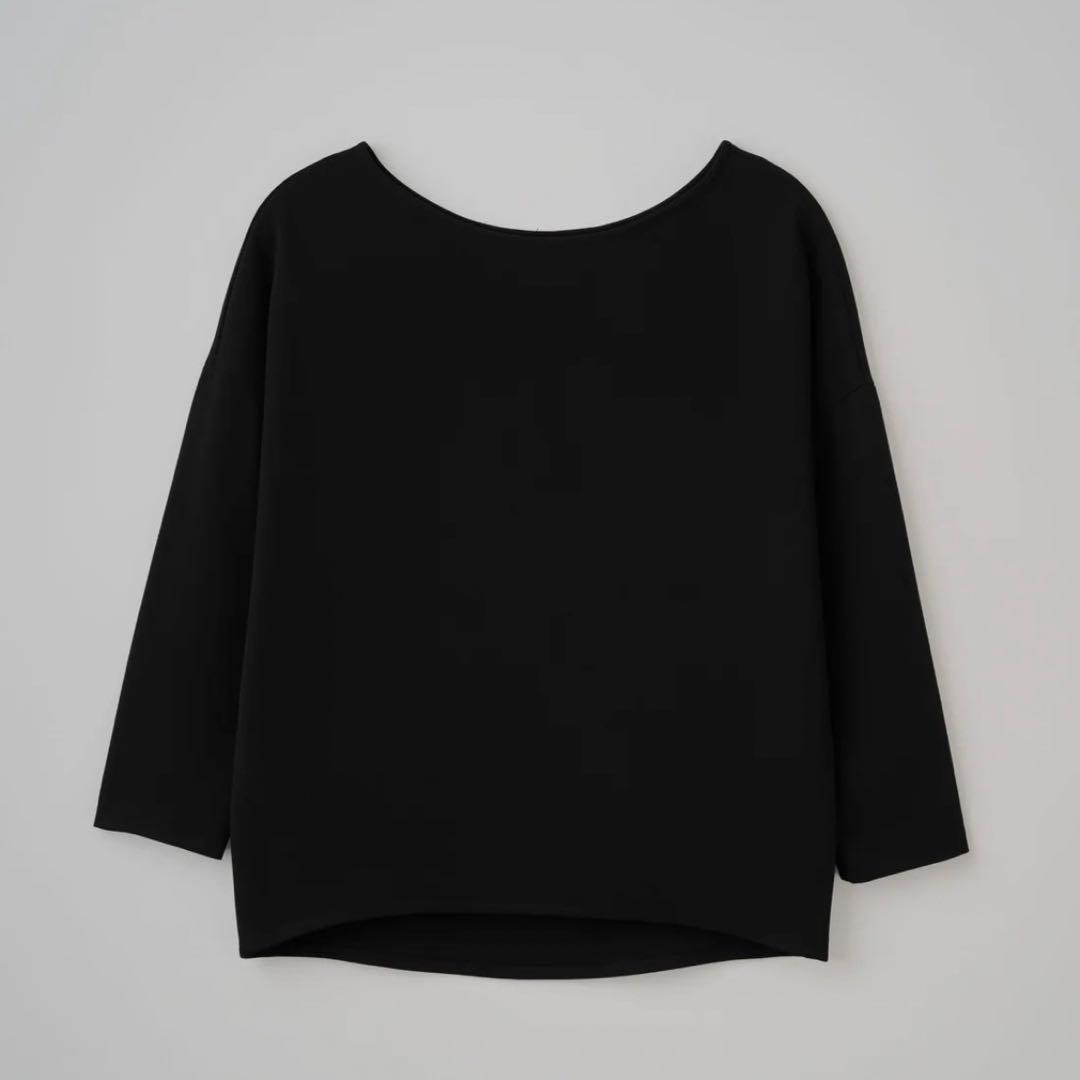 新品 現行モデル SOEJU ソージュ コクーンブラウス8分袖 ブラック L