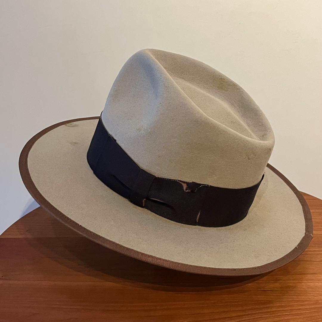 STETSON VINTAGE FINISH SE999 59cm ベージュ