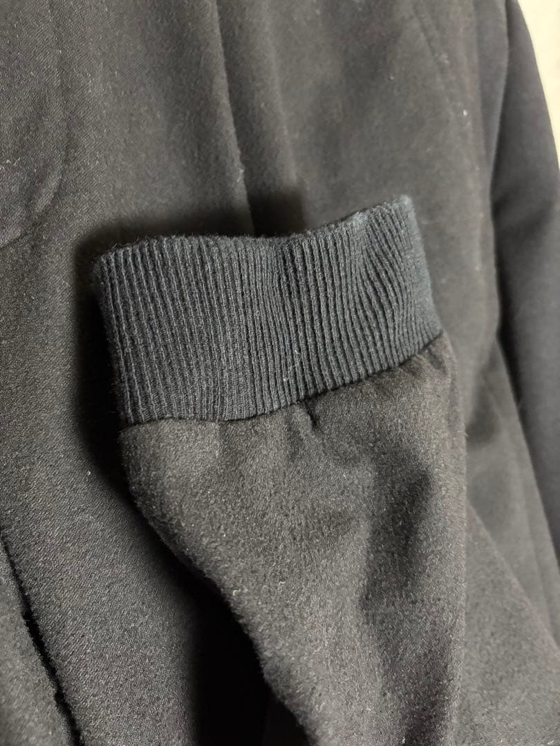 GTA テックフランネル1プリーツリブパンツGIORGINO 50 ブラック