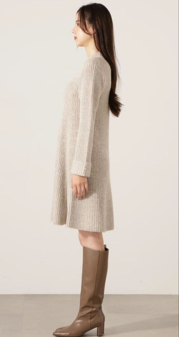 【新品】プロポーションボディドレッシング　ニットミニワンピース