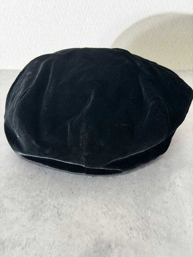 ヨウジヤマモトプールオム ベロアベレー帽 キャップ