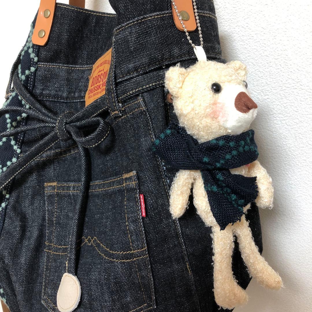 ミナペルホネン ＊ハンドメイド　Poco bag 《タンバリン》リメイクデニム②