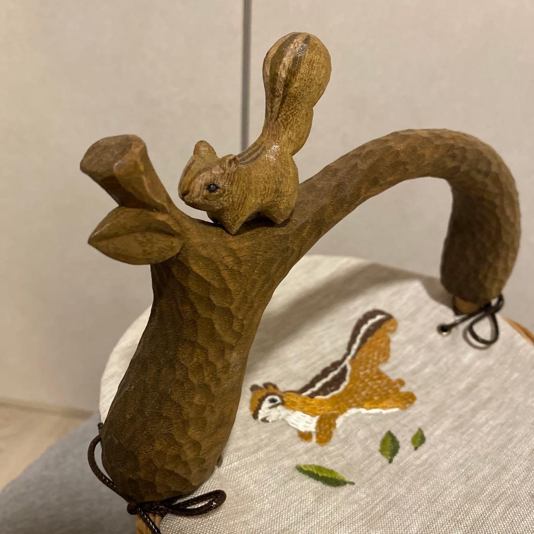 新品 未使用 KIYATA キヤタ りす バスケット レア かご