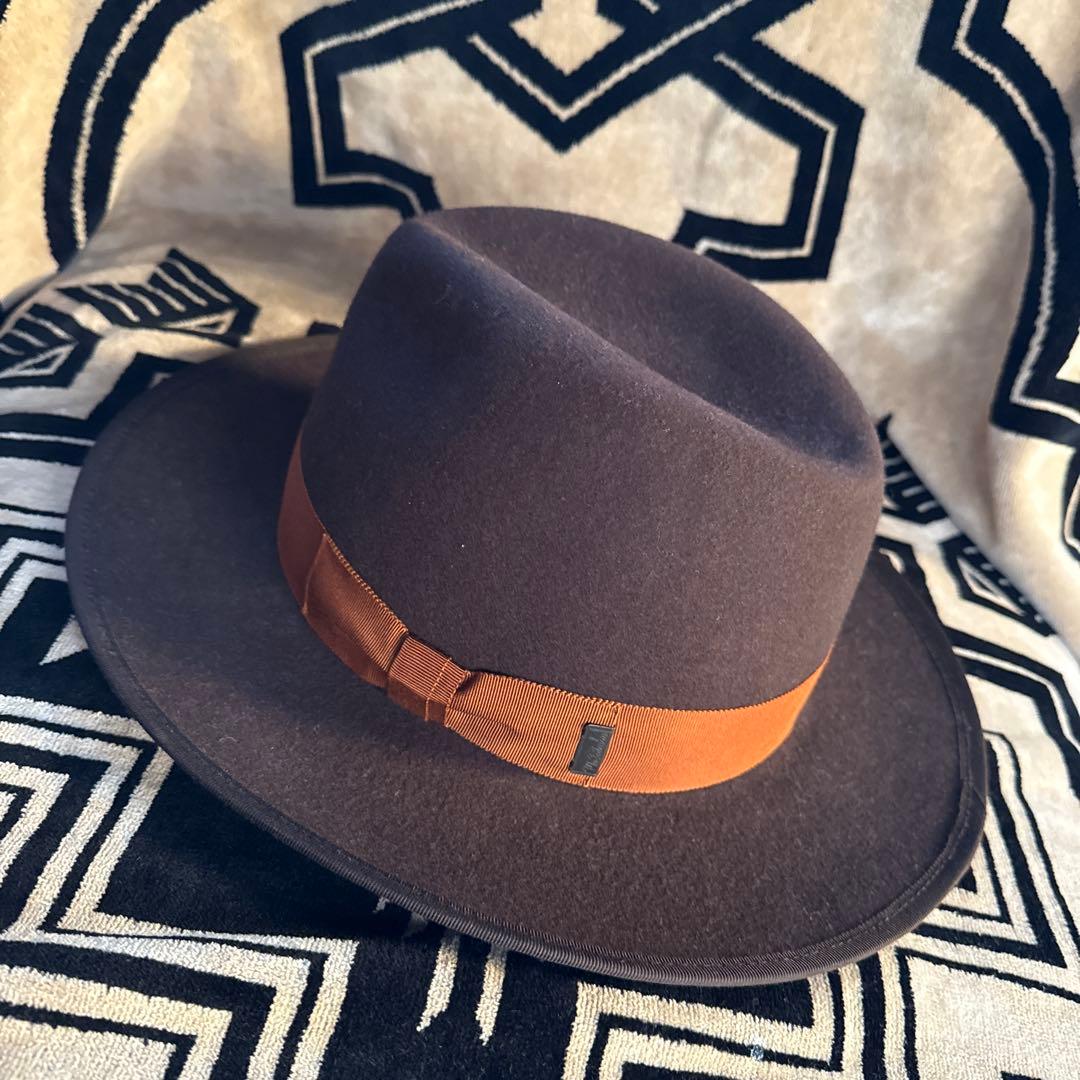 超美品　日本製　Mr. FATMAN&CO. ブラウンウールハット XL