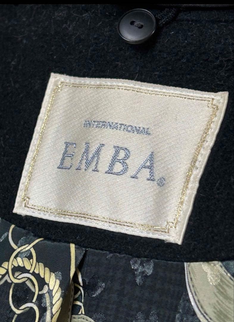 ENBA PIACENZAファー付きカシミヤ100%コート