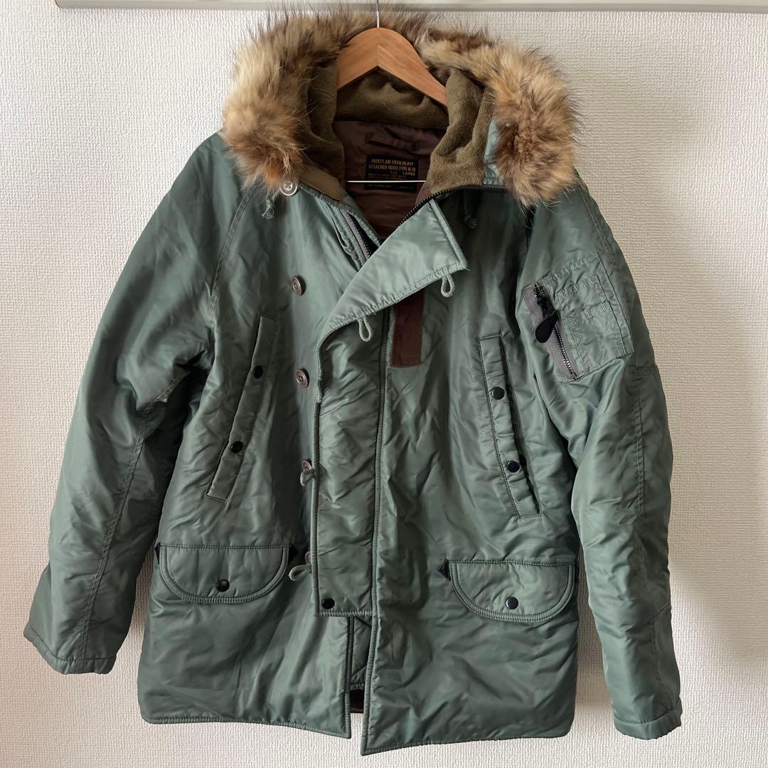 TYPE N-3B ミリタリージャケット Lサイズ オリーブグリーン