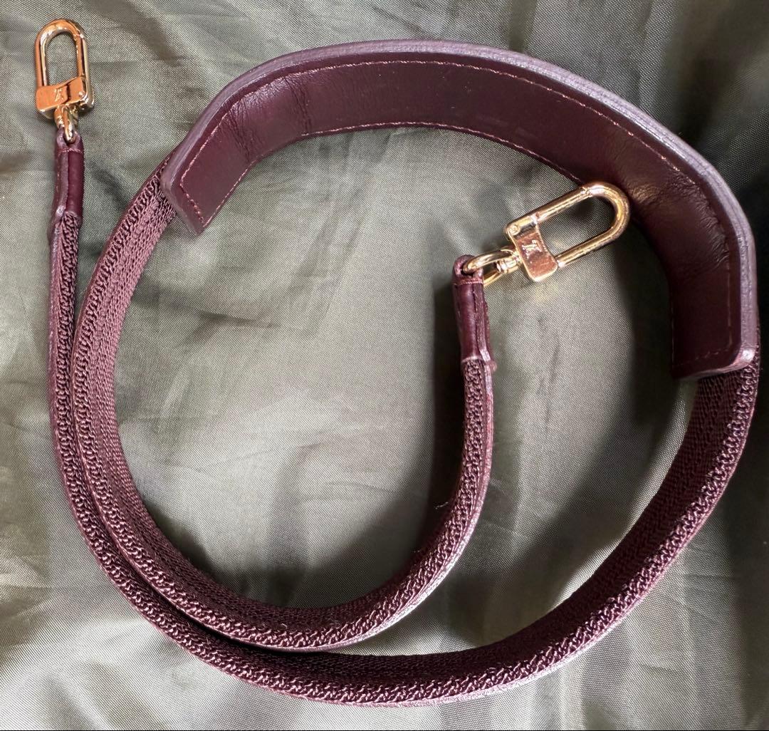 新品 ルイヴィトン ストラップ ボルドー
