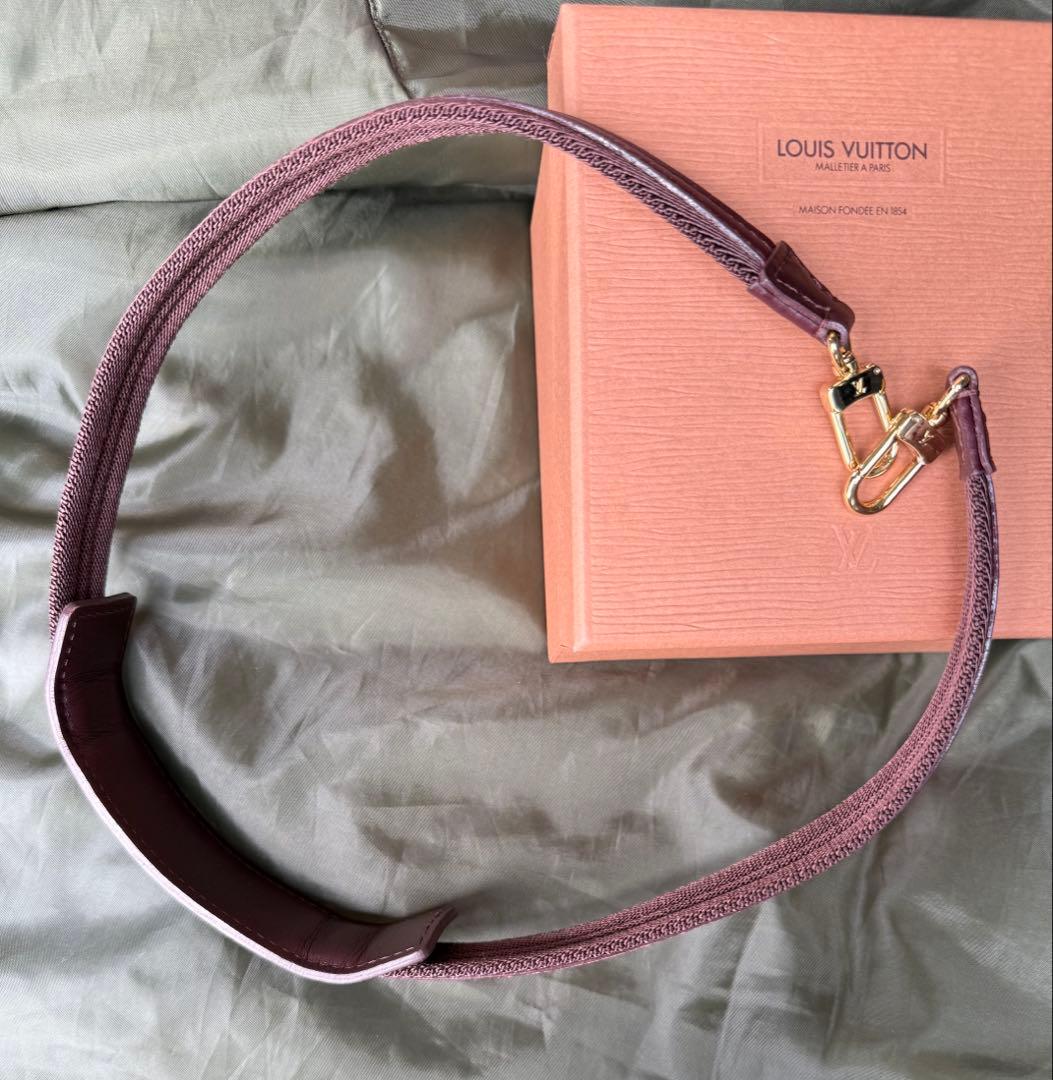 新品 ルイヴィトン ストラップ ボルドー
