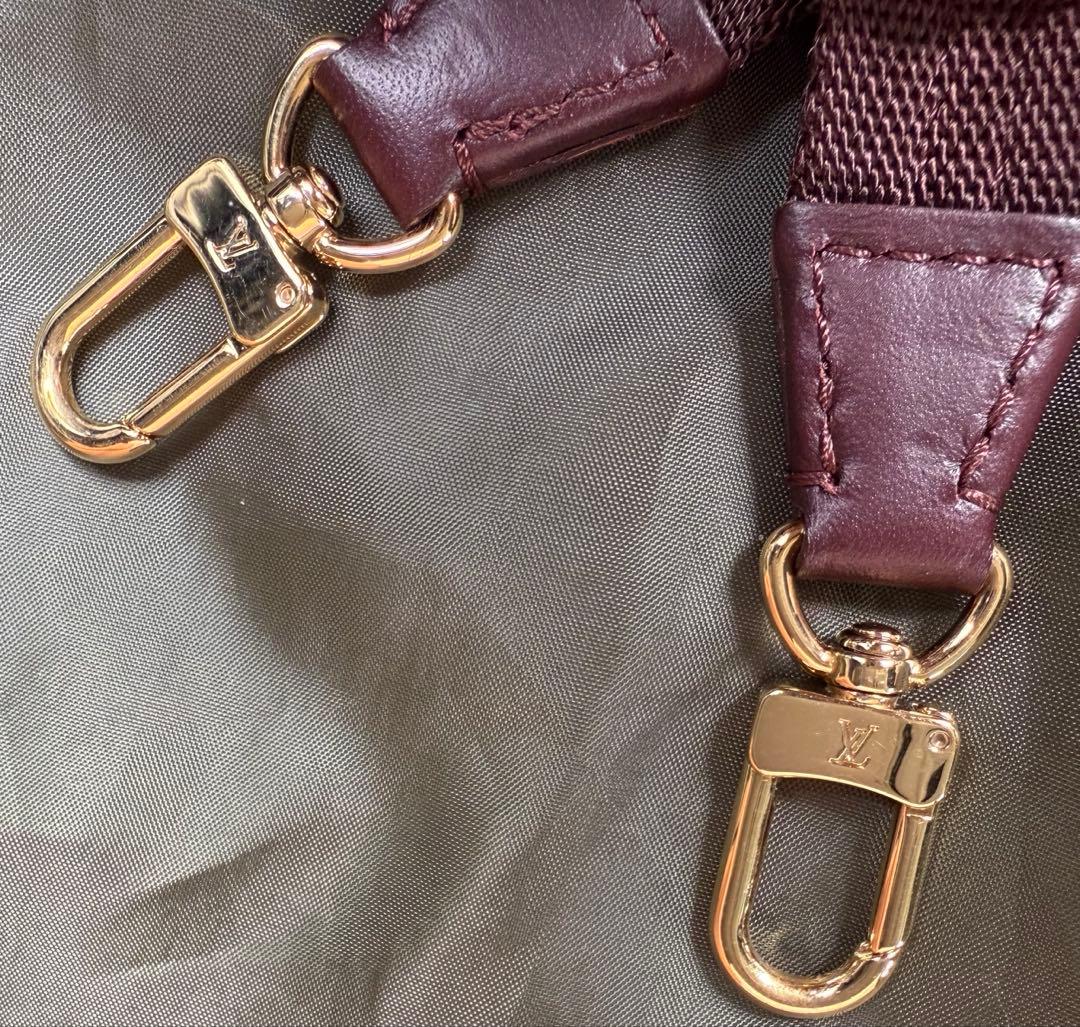 新品 ルイヴィトン ストラップ ボルドー