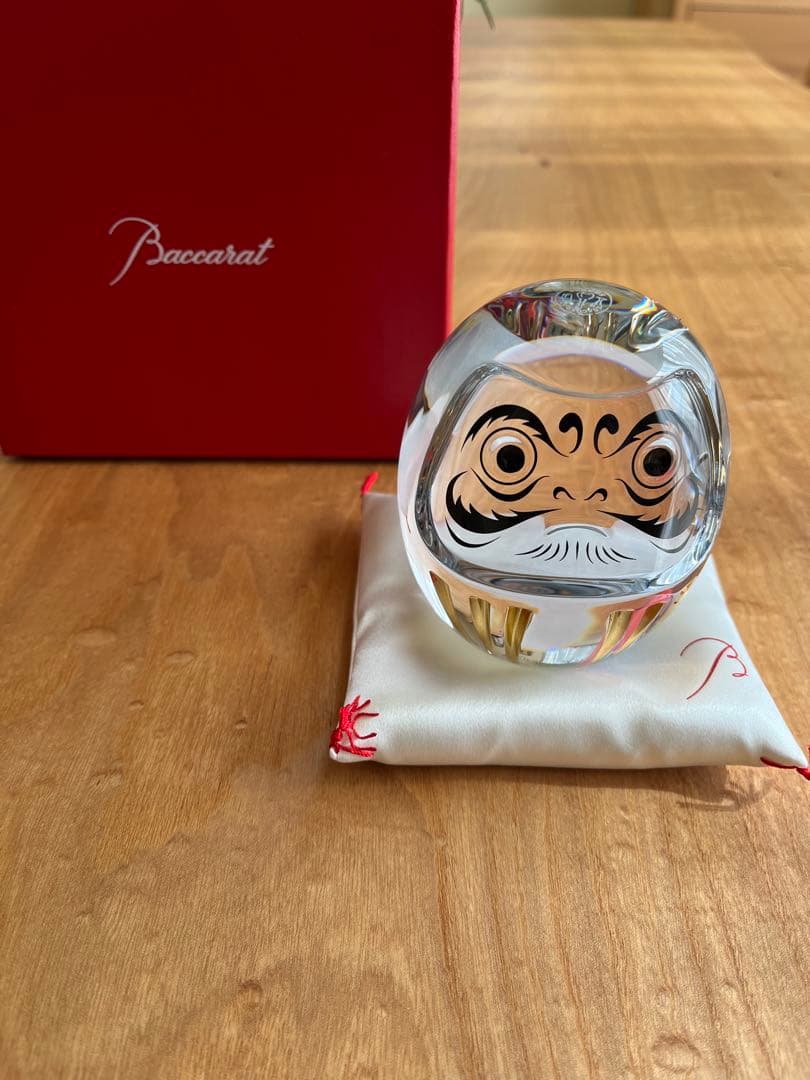 Baccarat バカラ ダルマ 縁起物 新品未使用
