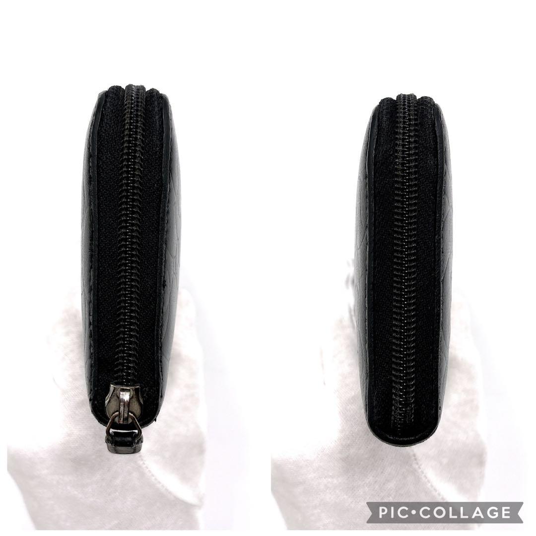 【美品】CHANEL シャネル カメリア ココマーク ラウンドファスナー 長財布