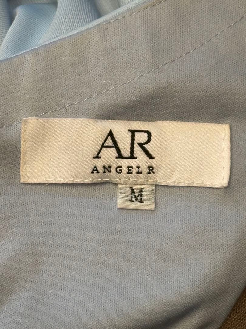 AR ドレス Mサイズ 水色 ビジュー キャバドレス スリット