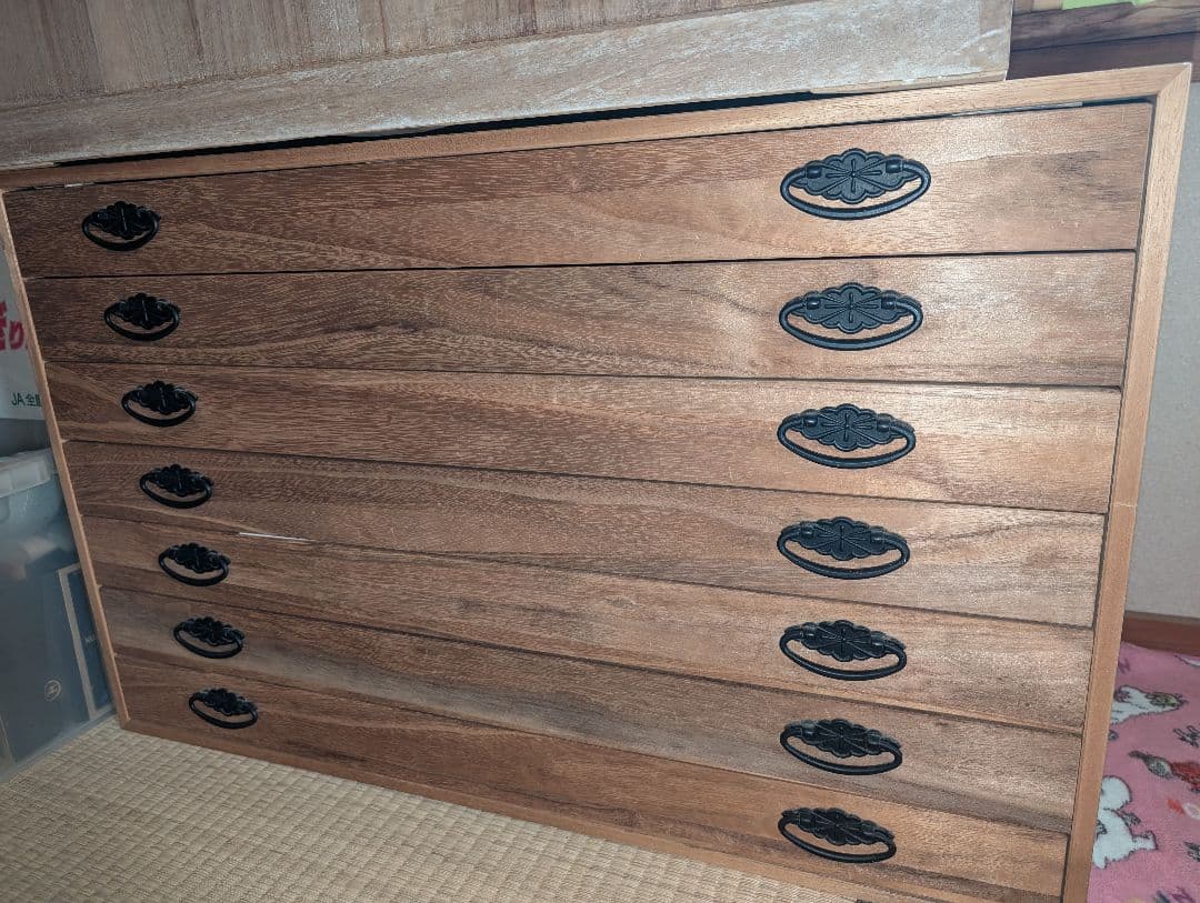 daci0820　桐箪笥 桐たんす 着物たんす 帯たんす アンティーク