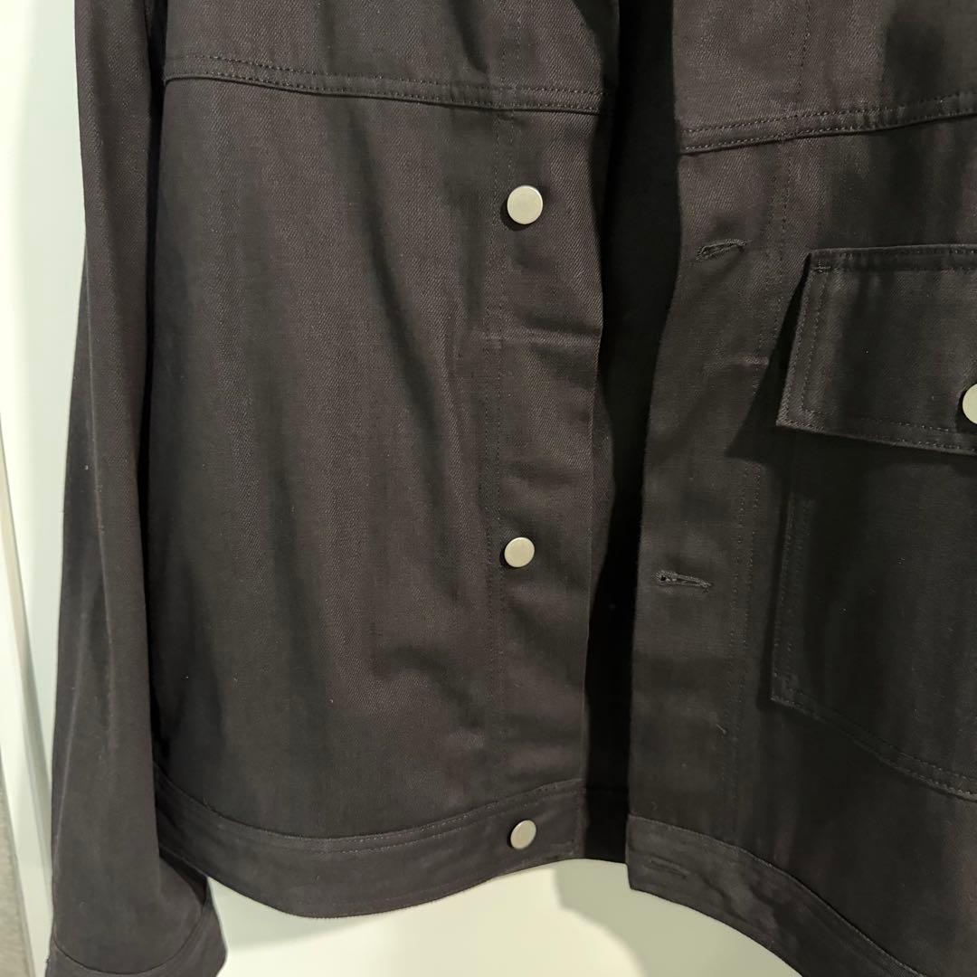 出*S様 スタジオニコルソン PETAR DENIM JACKET IN BLA