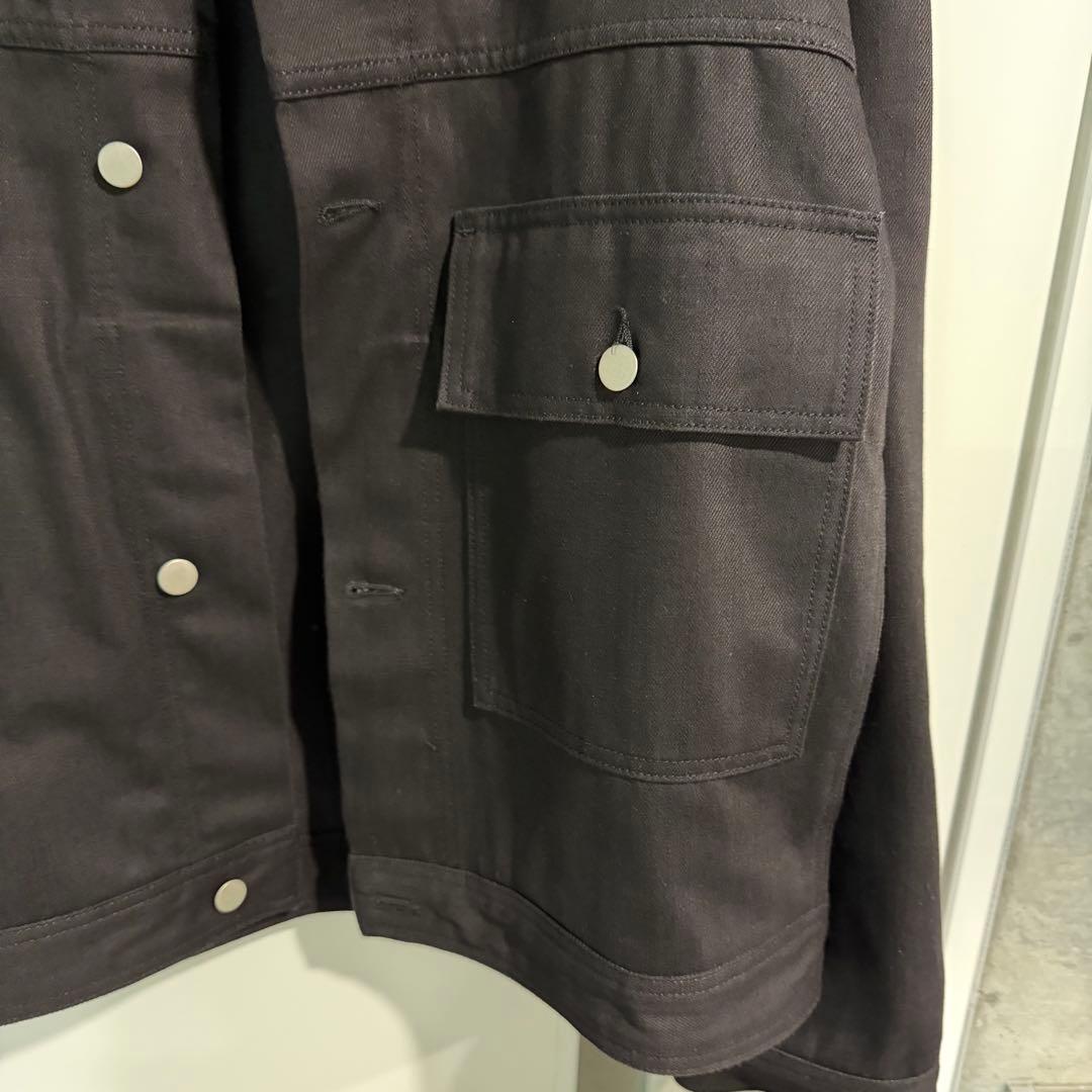 出*S様 スタジオニコルソン PETAR DENIM JACKET IN BLA