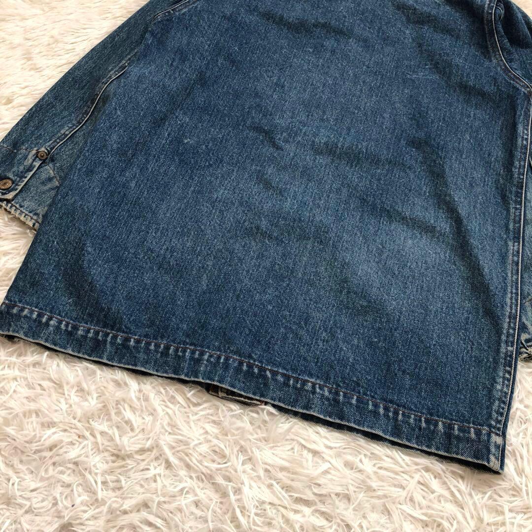 【入手困難】ラルフローレン　カバーオール　デニムジャケット　襟コーデュロイ