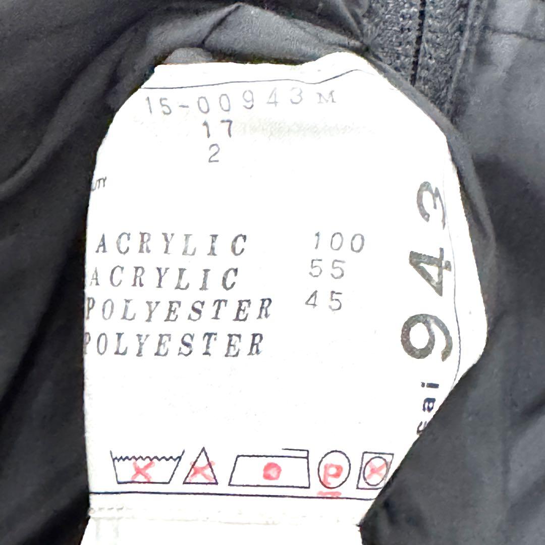 美品 サカイ 日本製 リバーシブル フリース ベスト グレー×ブラック メンズ2