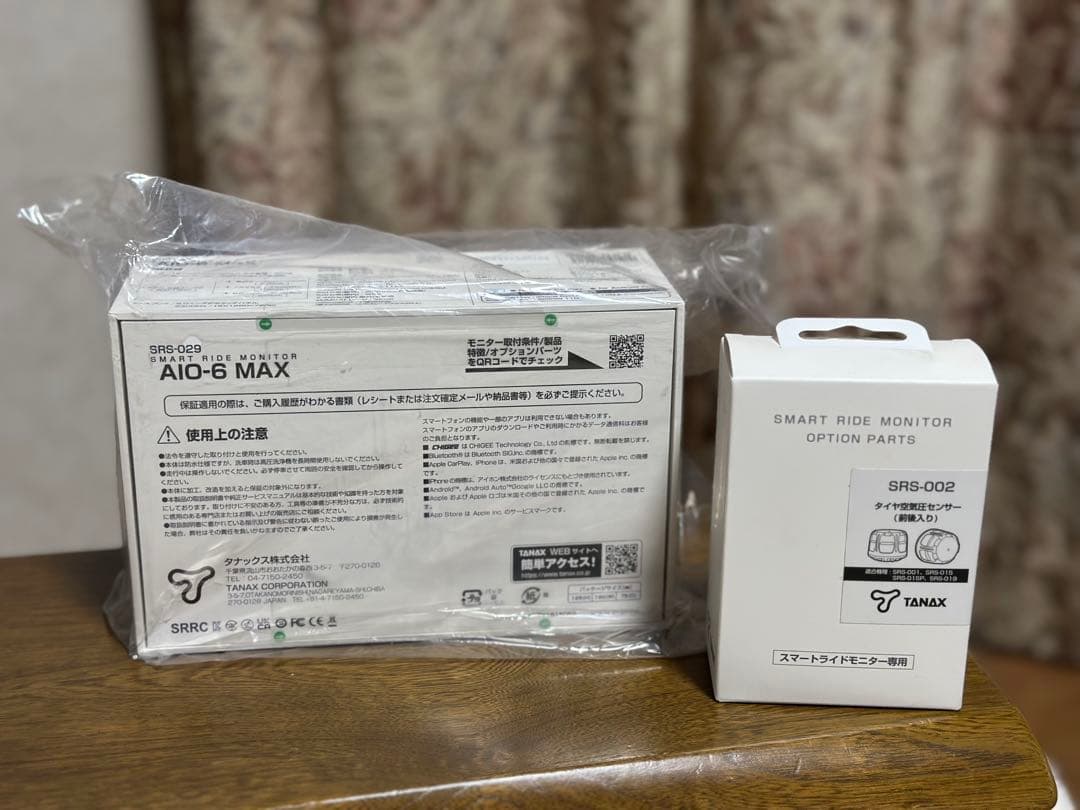 TANAX スマートライドモニター　AIO-6MAX タイヤ圧センサー付き　新品
