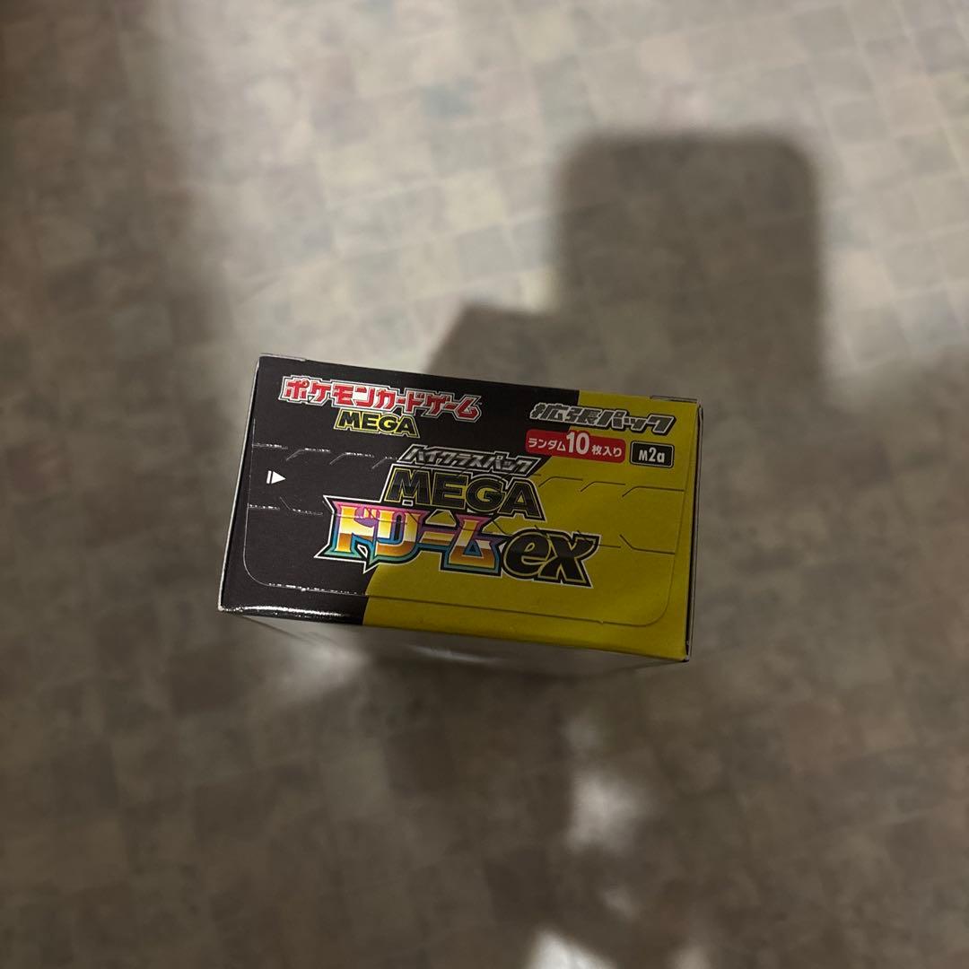 ポケモンカードゲーム MEGA ドリームEX box シュリンクなし