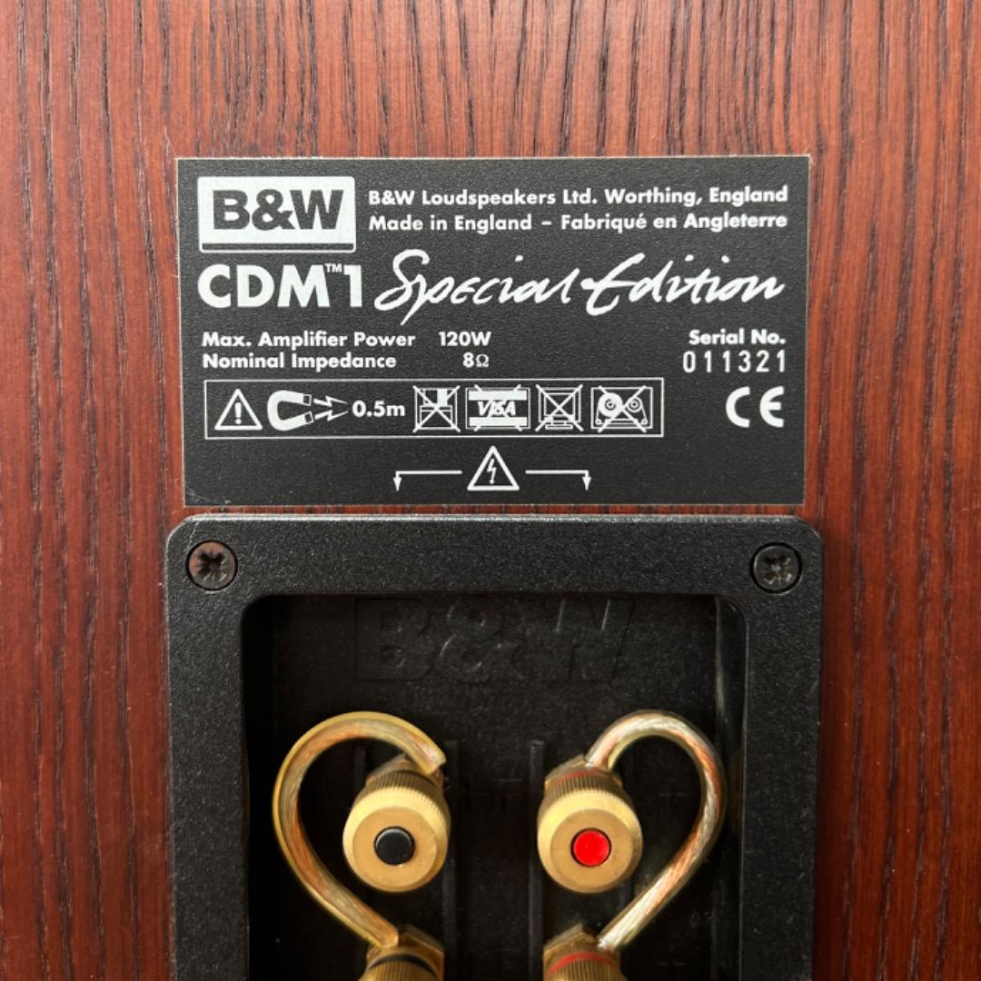 【値下げしました！】B&W　CDM1 スピーカー　連番2個セット
