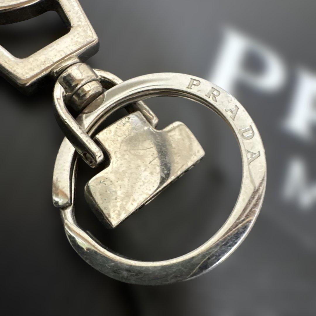 PRADA サフィアーノレザー キーリング