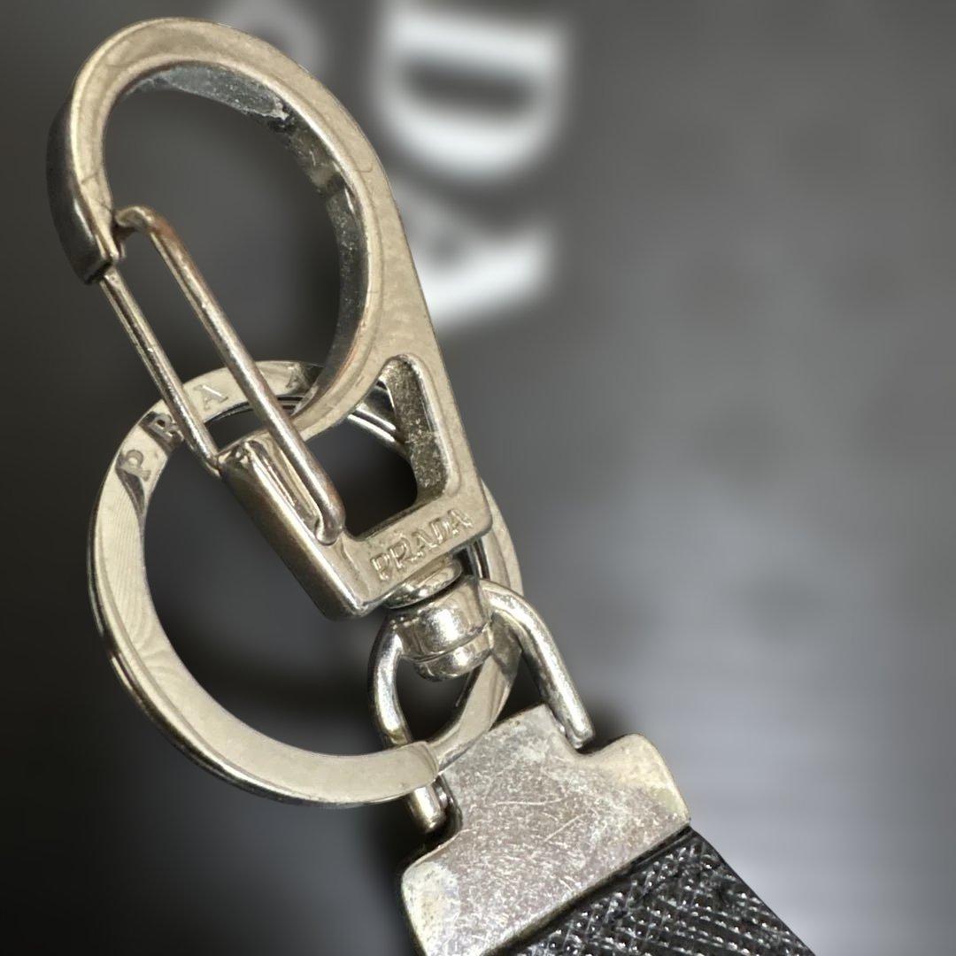 PRADA サフィアーノレザー キーリング