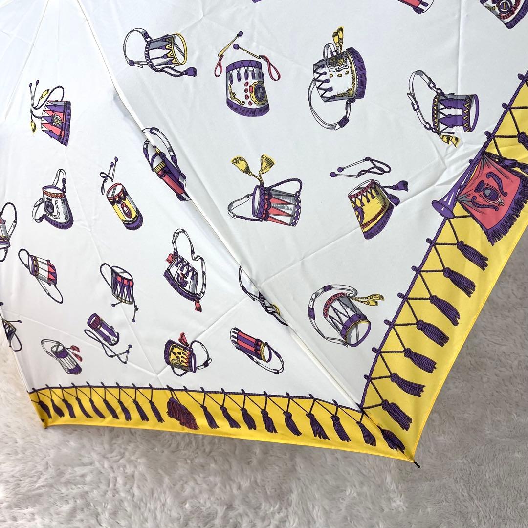 【新品タグ付】manipuri マニプリ 晴雨兼用 日傘折りたたみ傘 総柄