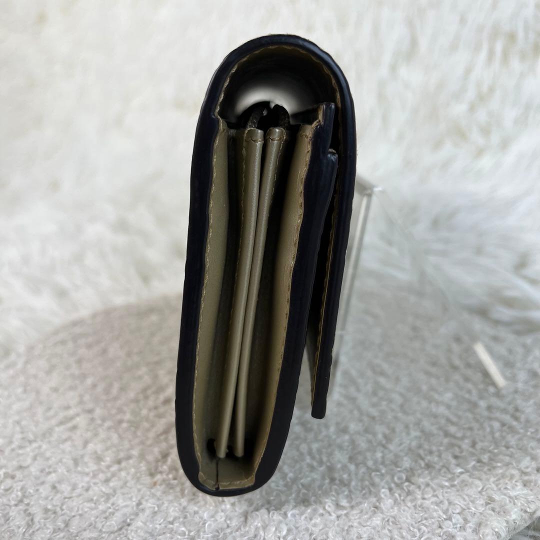 美品　GUCCI シマ　レザー　コンチネンタルウォレット　長財布　ゴールド