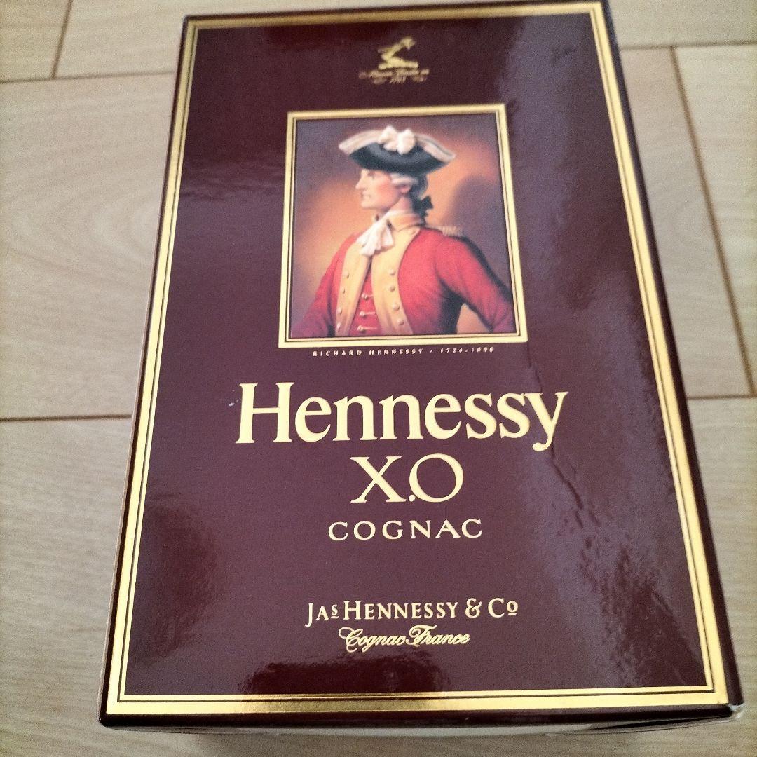 【未開封】箱入り Hennessy X.O コニャック 金キャップ　350ml